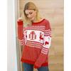 Christmas Sweater Women Christmas Deer Warm Knitted Long Sleeve Sweater Jumper Top Winter Autumn Pullovers