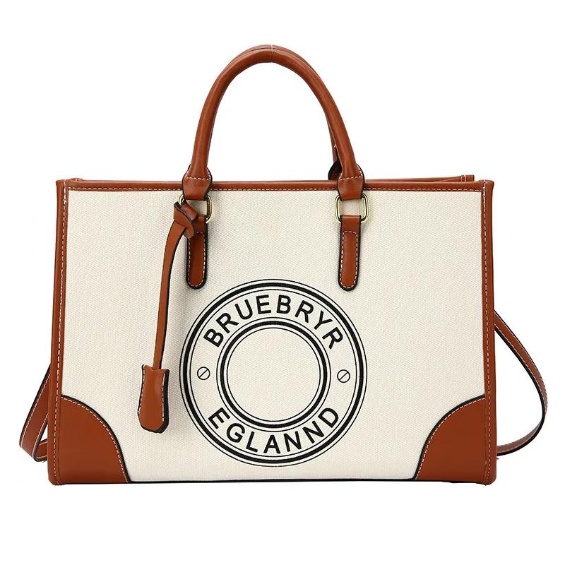 

Большая сумка из холста для женщин Сумки большой вместимости для путешествий, покупок, хранения, писем, сумка-хобо, повседневная сумка-мессенджер через плечо Big 33x11x24cm