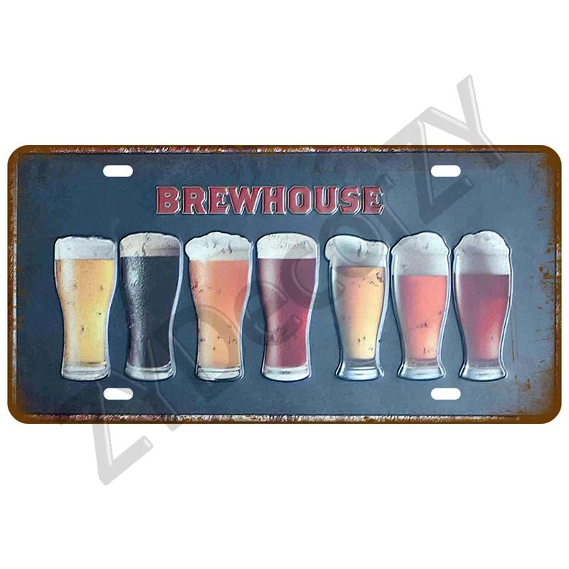 Coffee Tin Sign Vintage Metal Sign Funny Poster License Plate Home Decor For Bar Pub Club Man Cave Wall Decoration Wine Beer