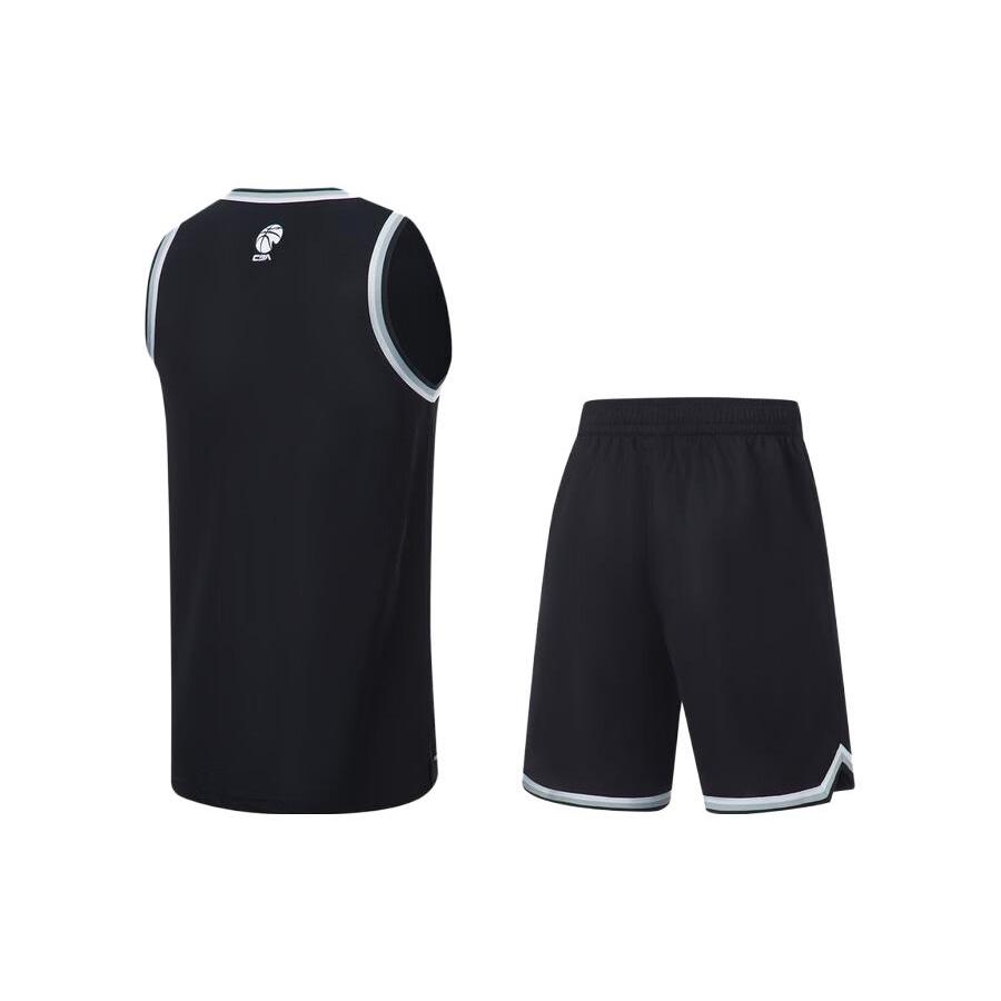 Li Ning CBA Basketball Suit Men's Black AATT027-1