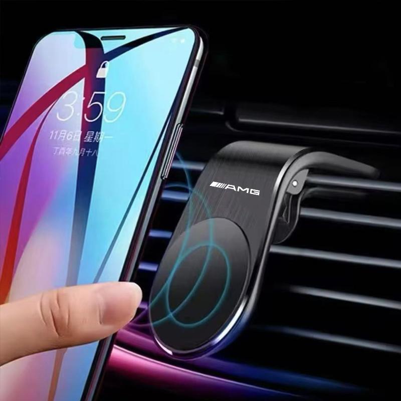Magnetic Car Phone Holder Air Vent Clip Mount Rotation Cellphone GPS Support For Mercedes Benz AMG A B C E G CLA W211 W203 W204