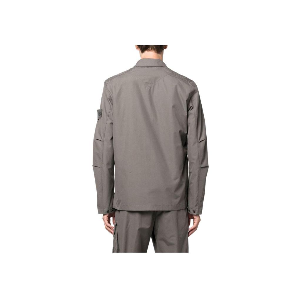 Stone Island Pockets Overshirt Dark Grey Men Tops 7715116F1-V0067