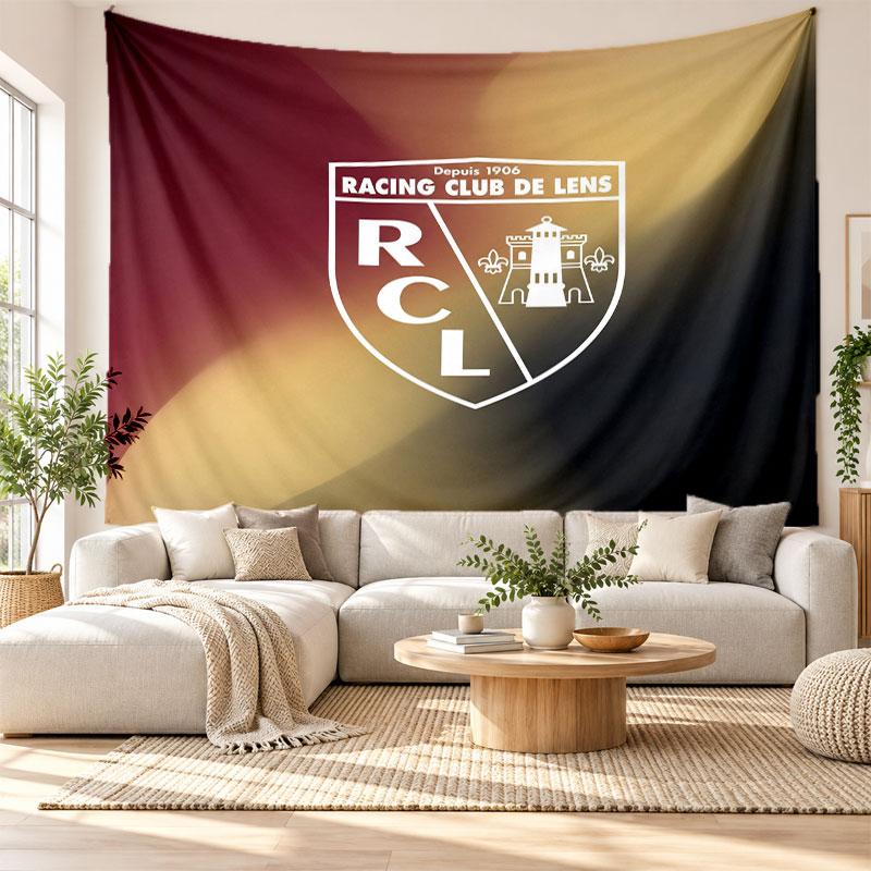 Lens FC Wall Tapestry, Soft Fabric Wall Hanging, Decorative Backdrop For Bedroom Home Wall Art