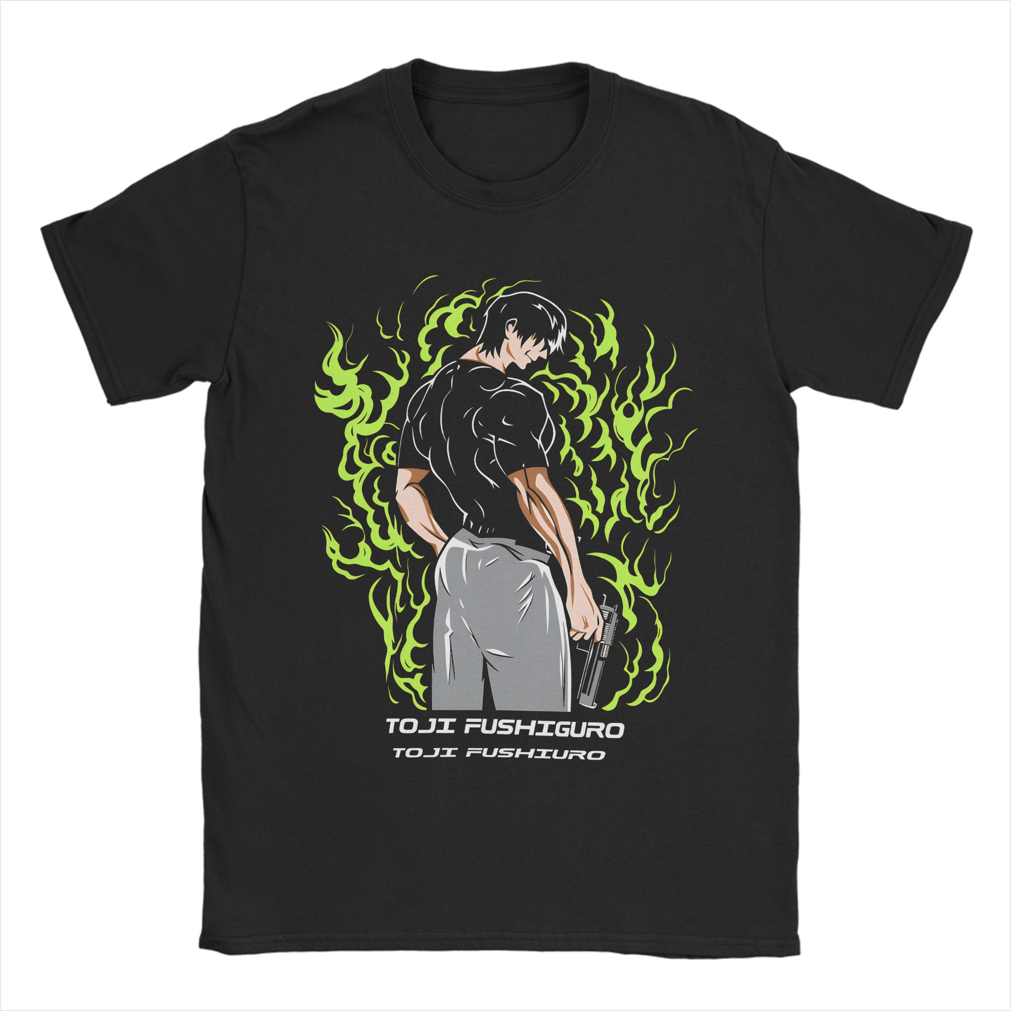 

Toji Fushiguro JJK Anime Cotton T Shirt For Men Summer Vintage TShirts O Neck Hipster Tees Plus Size Print Tops 4XL