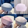 Stylish Striped Sailor Hat For Women Summer Lightweight Breathable Fashion Accessory
