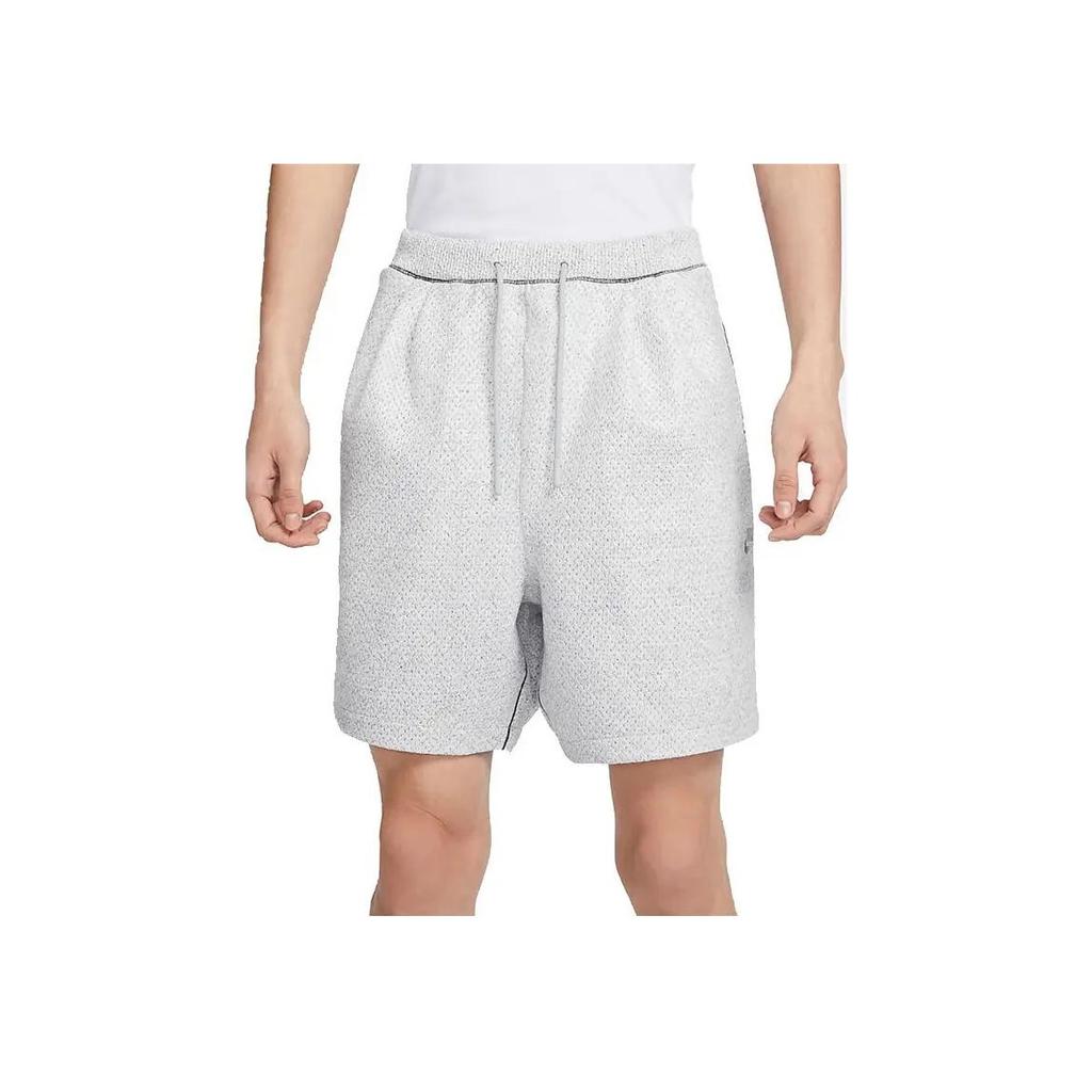 Nike Drawstring Minimalist Lace-Up Casual Shorts Men Bottoms White DX0202-084