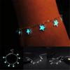 Blue Night Light Pentagon Star Beach Wind And  Plated Chain Anklets