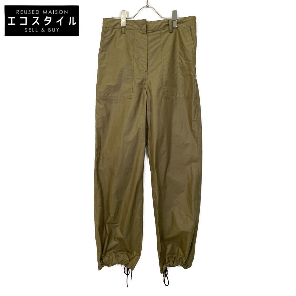 BACCA Khaki Shining Type Lighter Patch Pocket Pants Bottoms 36 khakiUsed