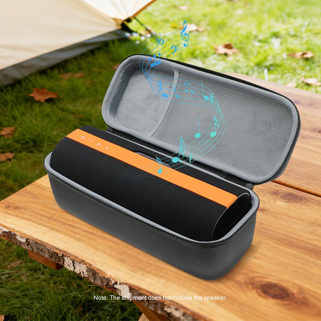 EVA Hard Storage Box for Pro Xiaomi SoundParty BT Speaker Dust Cover Protective Bag with Handle & Mesh Pocket Speaker Carry Bag