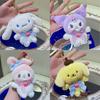 Plush Keychain Set With Soft Pp Cotton For Cute Accessory Collection Characters Included)