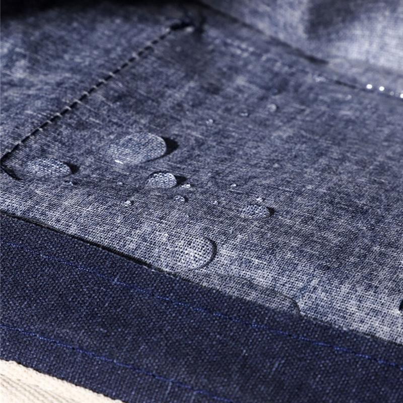 Large Capacity Storage Bag for Books and Remotes Cotton Linen Bedside Pocket Organizer Student Dormitory Accessories