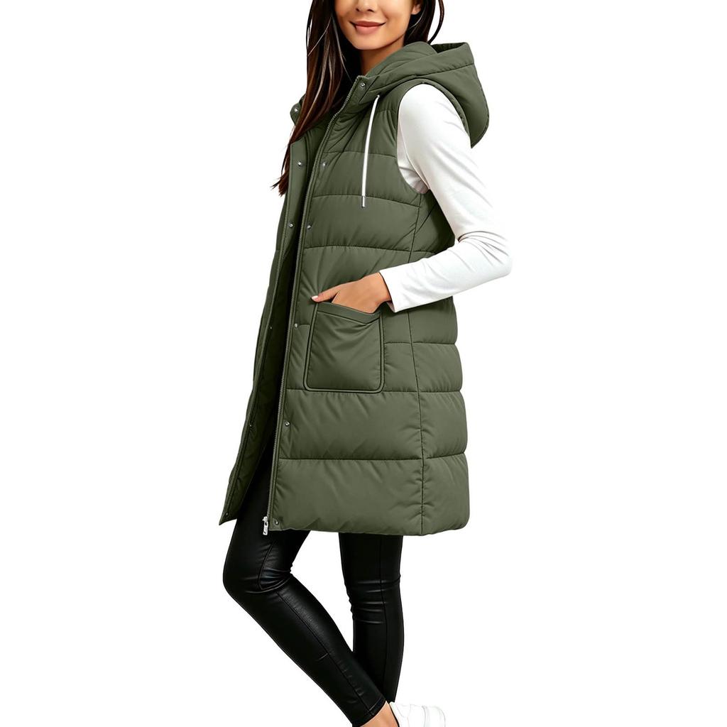 Warme Plüschweste für Damen für den Winter