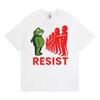 Portland Frogs Dont Obey Meme T Shirt Resist Portland Frog Resist Funny Tshirts Unisex Women Casual Cotton Oversized Tshirt