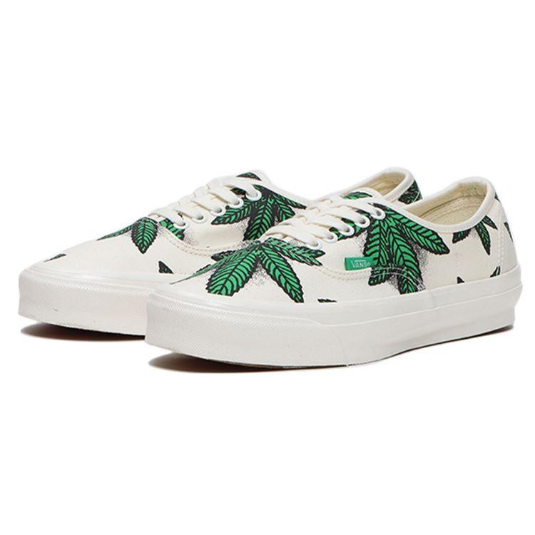Vans OG Authentic LX Sweet Leaf - White Unisex Sneakers Green VN0A4BV94JM
