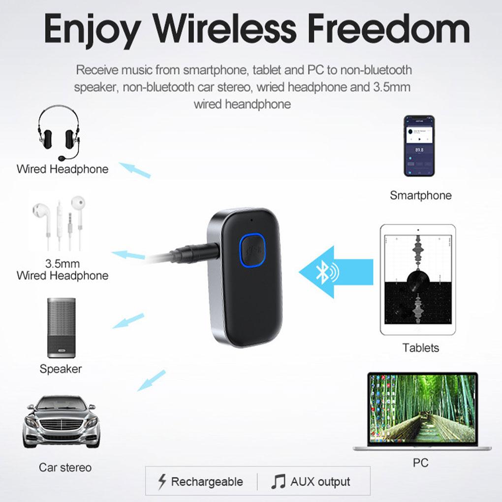 Car Wireless Adapter Audio Receiver Energy-saving Cancelling Noise Reduction Service Converter Bussiness Party Auto