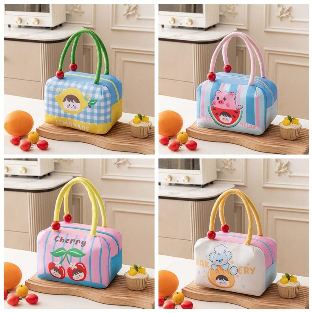 Aluminum Film Thermal Insulation Bag Thickened Picnic Box Pouch Handheld Insulated Bag Travel