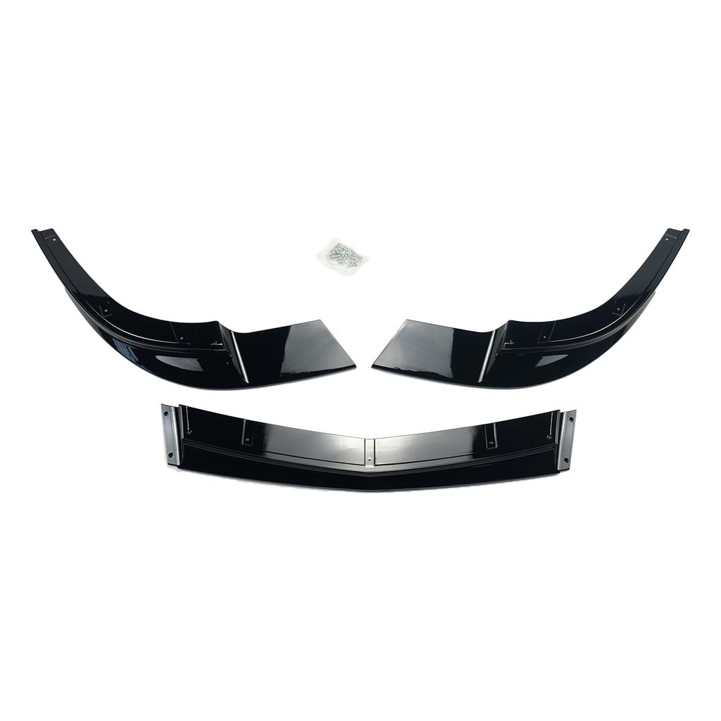 Car Front Bumper Lip Splitter Lip For Chevrolet Corvette C6 2005-2013 Z51 Z06 ZR1 Style WideBody Models Carbon Fiber Style