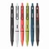 Flair Zoox U7 Roller Gel Pens Pack Of 6 Blue Ink With Spring Wire Clip Matt Body Smooth Writing For Office School Use