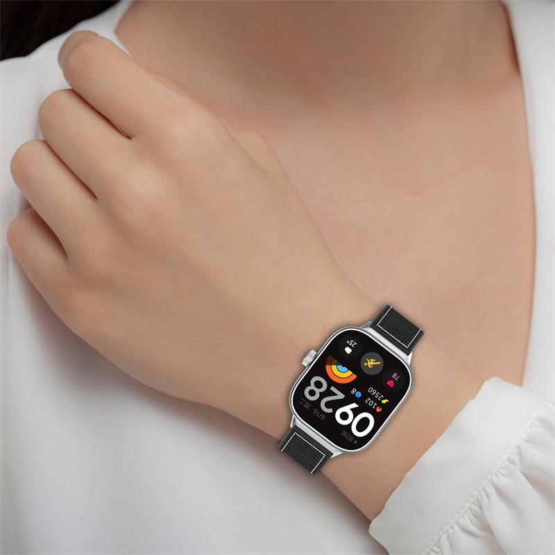 Loop Nylon Strap For Redmi Watch4 Strap Bracelet Silicone Watchband for Xiaomi Band 9pro 8 Pro