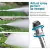 Extendable Watering Rod Features Brasses Hose Connectors Rotatable Head for Outdoor Plant Vehicle Washing
