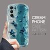 Cute Cartoon Pattern Cream Texture Casing Wavy Edge Soft Silicone Cover Phone Case for Samsung