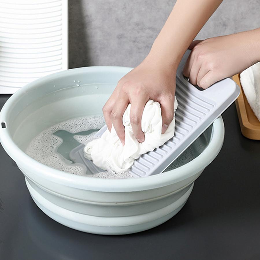 Washing Board Children's Plastic Manual Sturdy Laundry Washing Board Travel Laundry Underwear Socks Cleaning Tools Washing Board