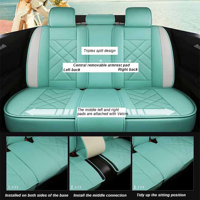 Full Set Car Seat Covers Are Available for All Seasons, Suitable for Most 5-seat Cars/SUVs/trucks/vans