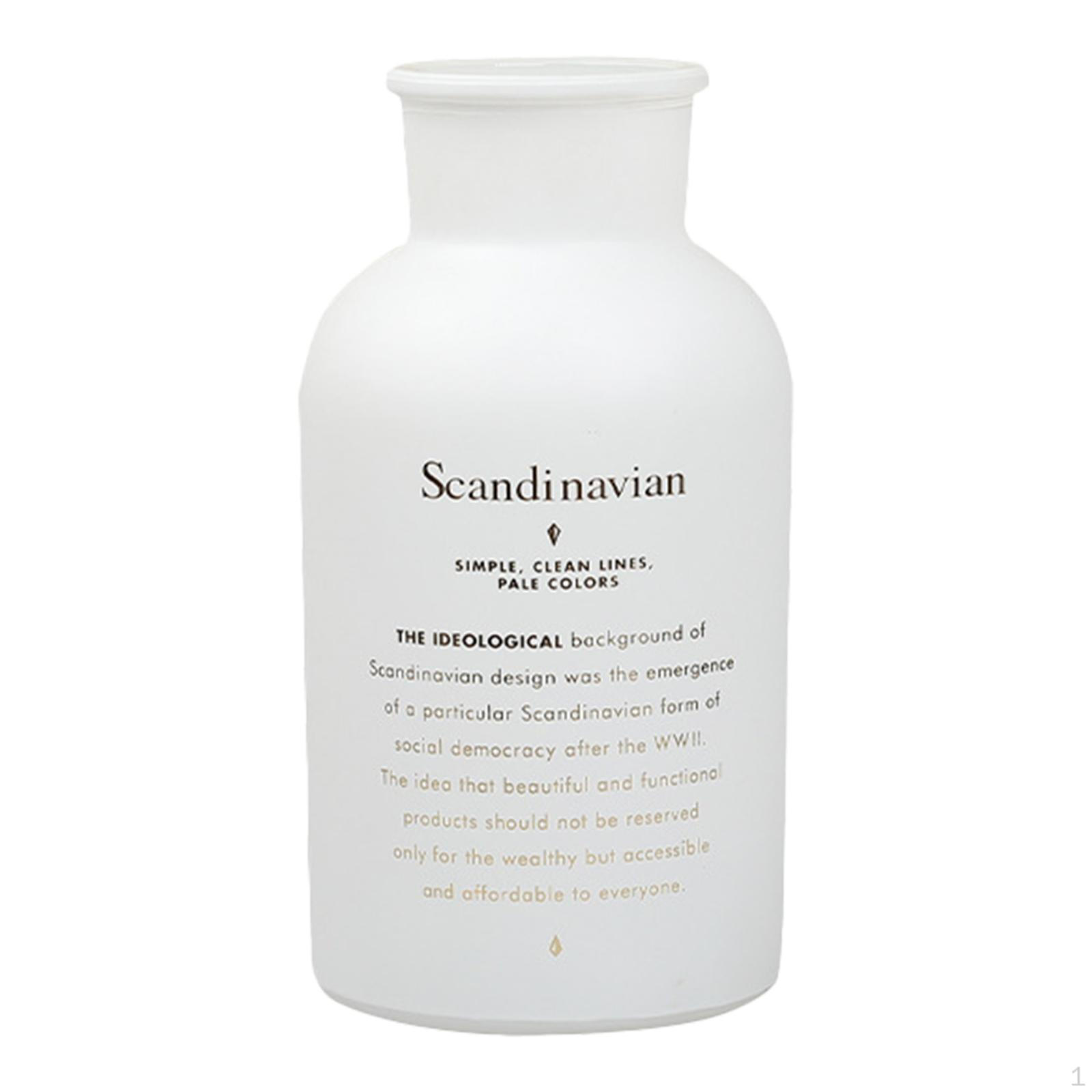 

Стеклянная ваза бутон декор цветочная композиция цветок гидропонный горшок для рабочего стола White 10x20cm