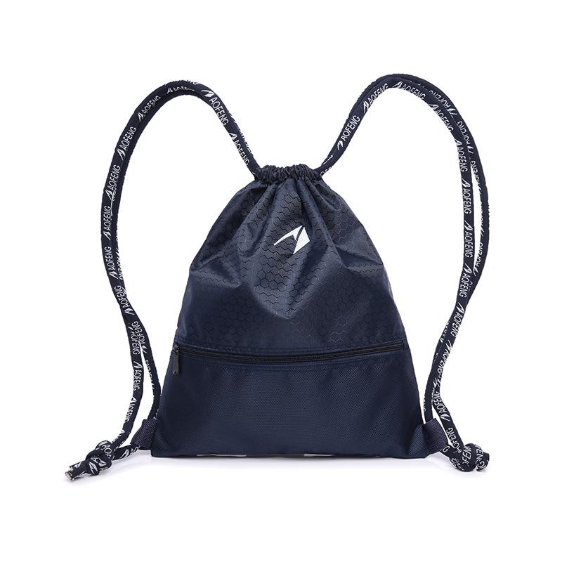 

Large Outdoor Drawstring Backpack for Sports: Basketball & Football