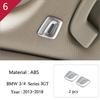 For BMW 3 4 Series 3GT F30 F32 F34 Car Styling Interior Gearshift AC CD Button Panel Door Armrest Decoration Cover Trim Sticker MQHWD1