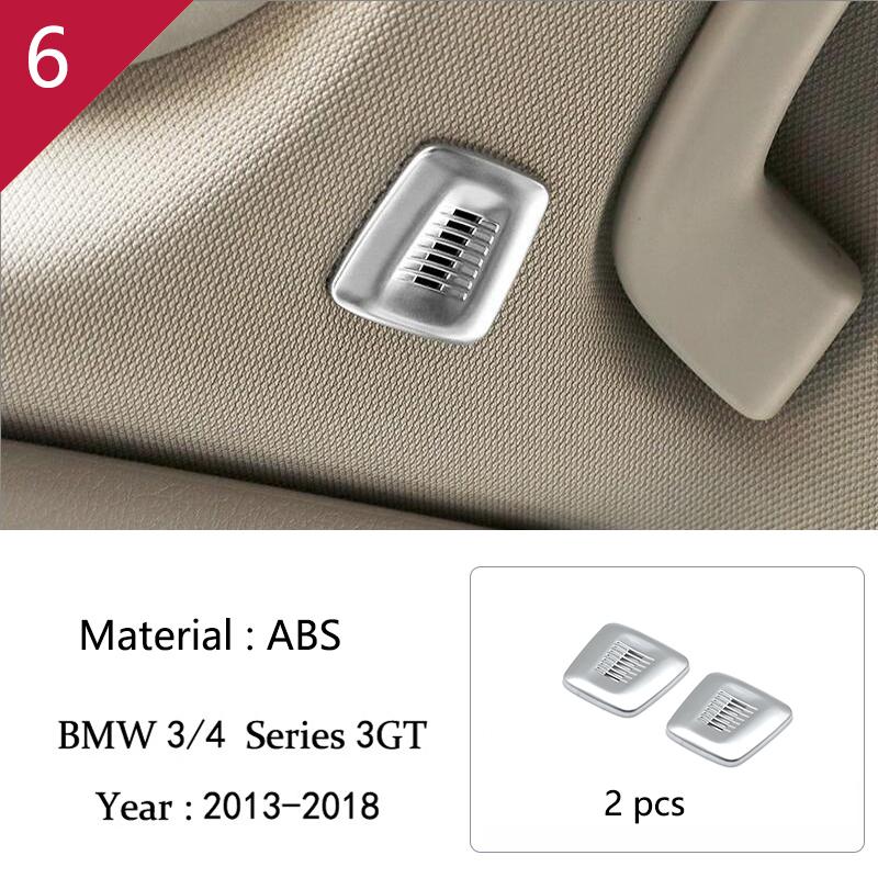 For BMW 3 4 Series 3GT F30 F32 F34 Car Styling Interior Gearshift AC CD Button Panel Door Armrest Decoration Cover Trim Sticker MQHWD1