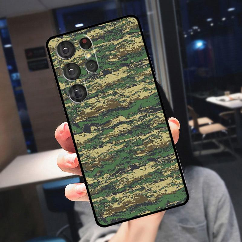 

Camouflage Military Cover For Samsung Galaxy S25 S24 S21 S22 S23 Ultra S9 S10 Plus S24 FE S21 FE Phone Case Galaxy S24Ultra