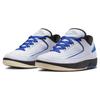 Air Jordan 2 Retro Low Varsity Royal Women Sneakers White Black Muslin DX4401-104