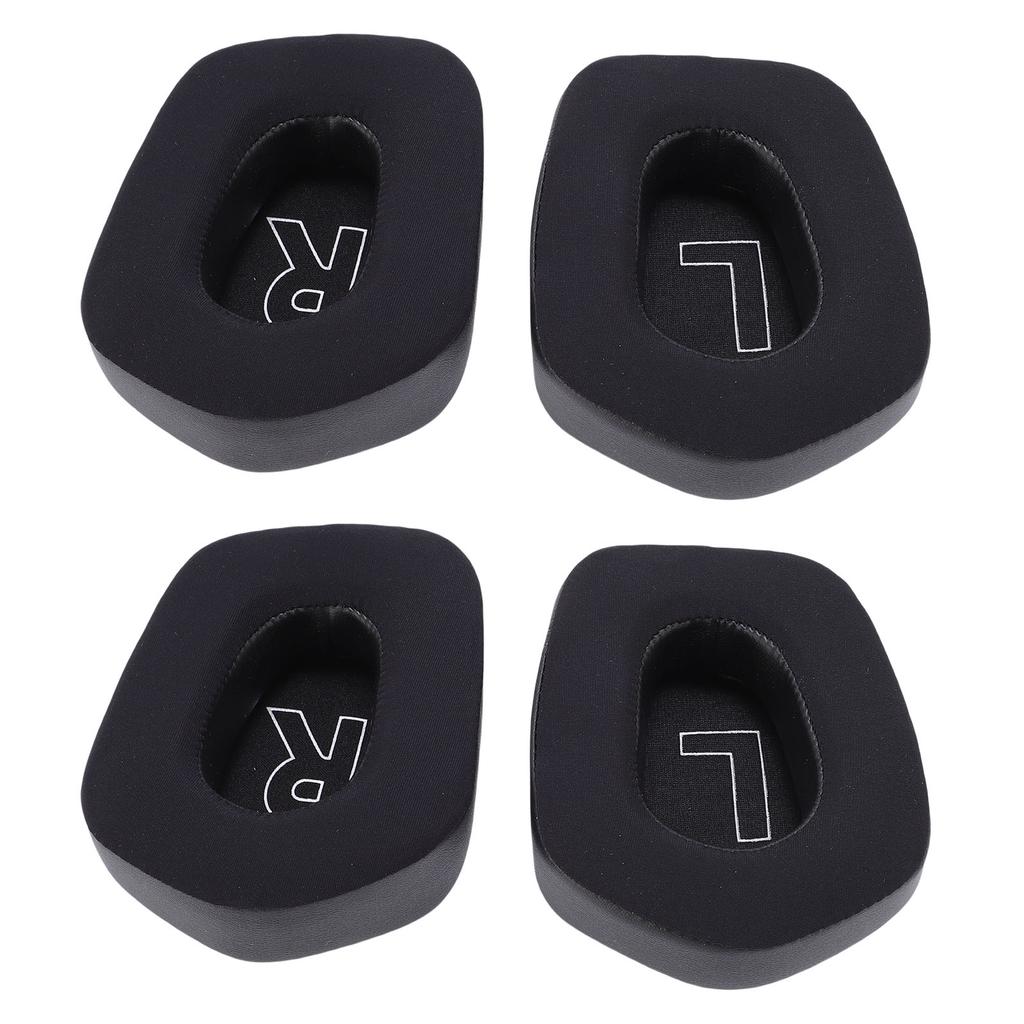 2 Paar Kühlgel-Ohrpolster Ersatz für Logitech G733 Wireless Headset Proteinleder Memory