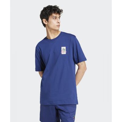 Leisure Badge Tee   Dark Blue Jd6347