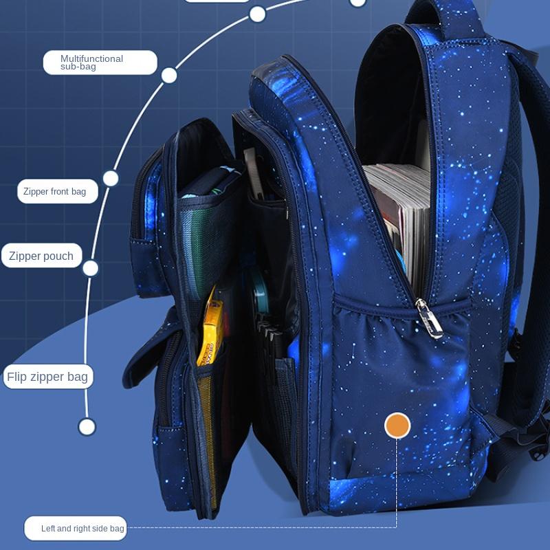 Novas Mochilas Escolares Impermeáveis para Crianças Meninos Mochila Ortopédica para Ensino Fundamental Mochila Escolar Infantil Bolsa para Livros Mochila Infantil