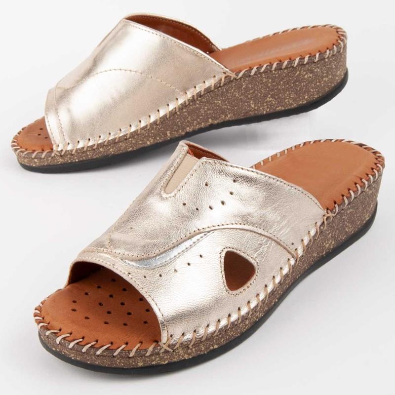 Women's Leather Sandal. Purapiel Leida3 103023