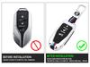 Sichuan Auto Yema T70/T80 Key Case (2016-2018 Models) - Metal Remote Control Shell with Buckle