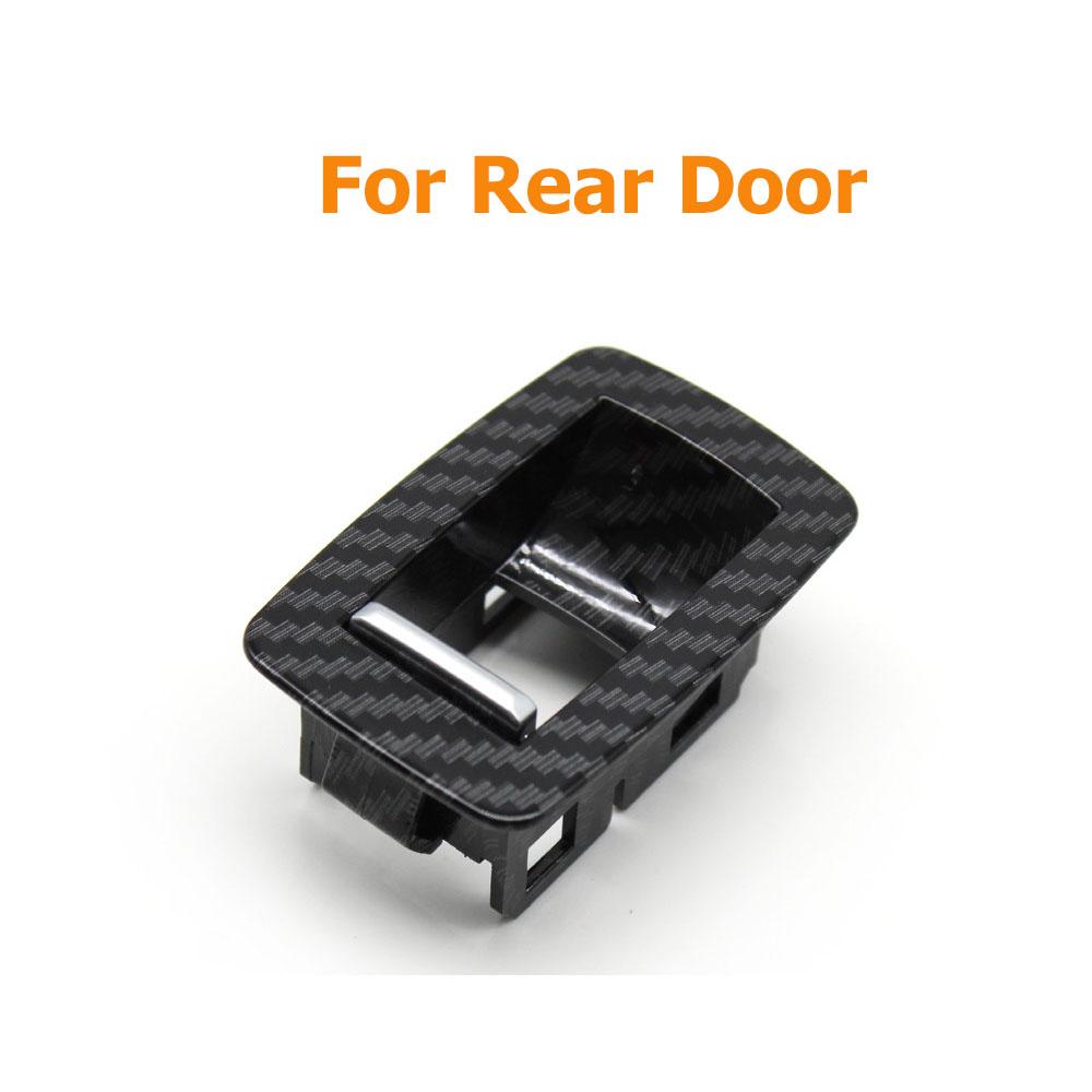 

Interior Door Carbon Fiber Window Regulator Switch Panel Trim Cover Replacement For BMW 1 3 4 Series F20 F30 F31 F34 F35 F36 For Rear Passenger