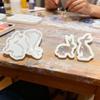 2 Cavities Easter Rabbit Silicone Candle Molds Easy Demold Heat Resistant Silicone Mould for Epoxy Resin Candle Soap
