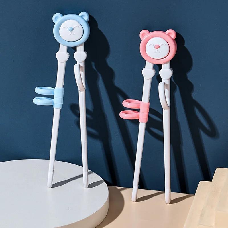Beginner Kids Chopsticks Easy Use Children Learning Chopsticks Cute Cartoon Fun Learning Helper Child Tableware Chopstick
