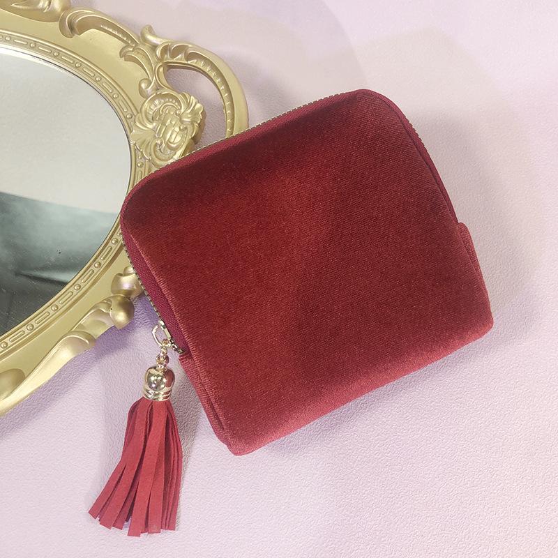 5-Layer Storage Bag Velvet Jewelry Pouch Bags For Watch Bracelet Rings Earring Portable Travel Jewelry Case