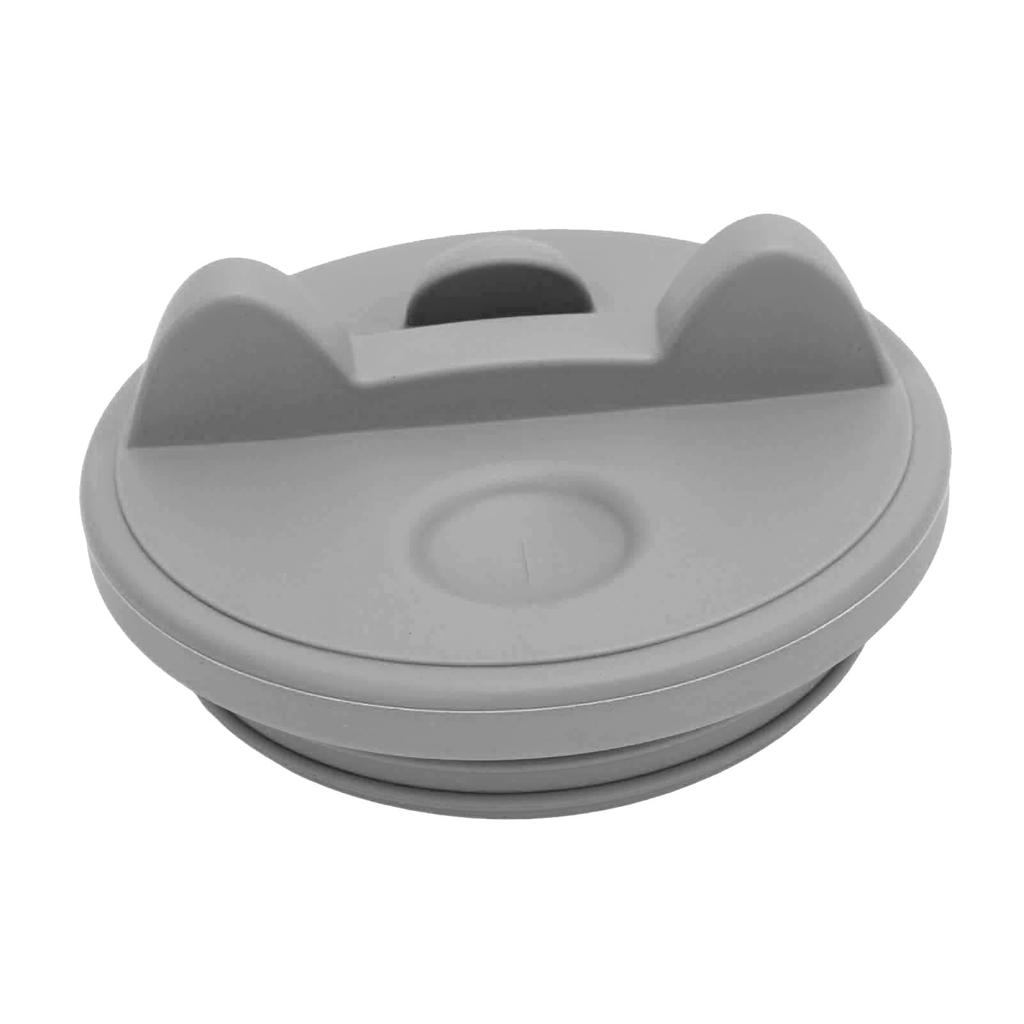Water Cup Lid Cat Ear Shape Phone Holder Silicone Spill Proof Cover for 40oz Tumbler Cup Skin Color