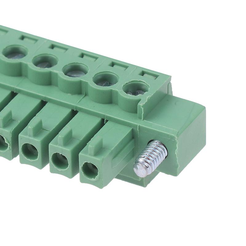 1Set 15Edgwc Pitch 3,81 Mm 2P/3P/4P/5P/6P/8P/9P/10P Steckbarer Terminal Block Anschluss Jm15Edgkm 3,81 Mm Pitch