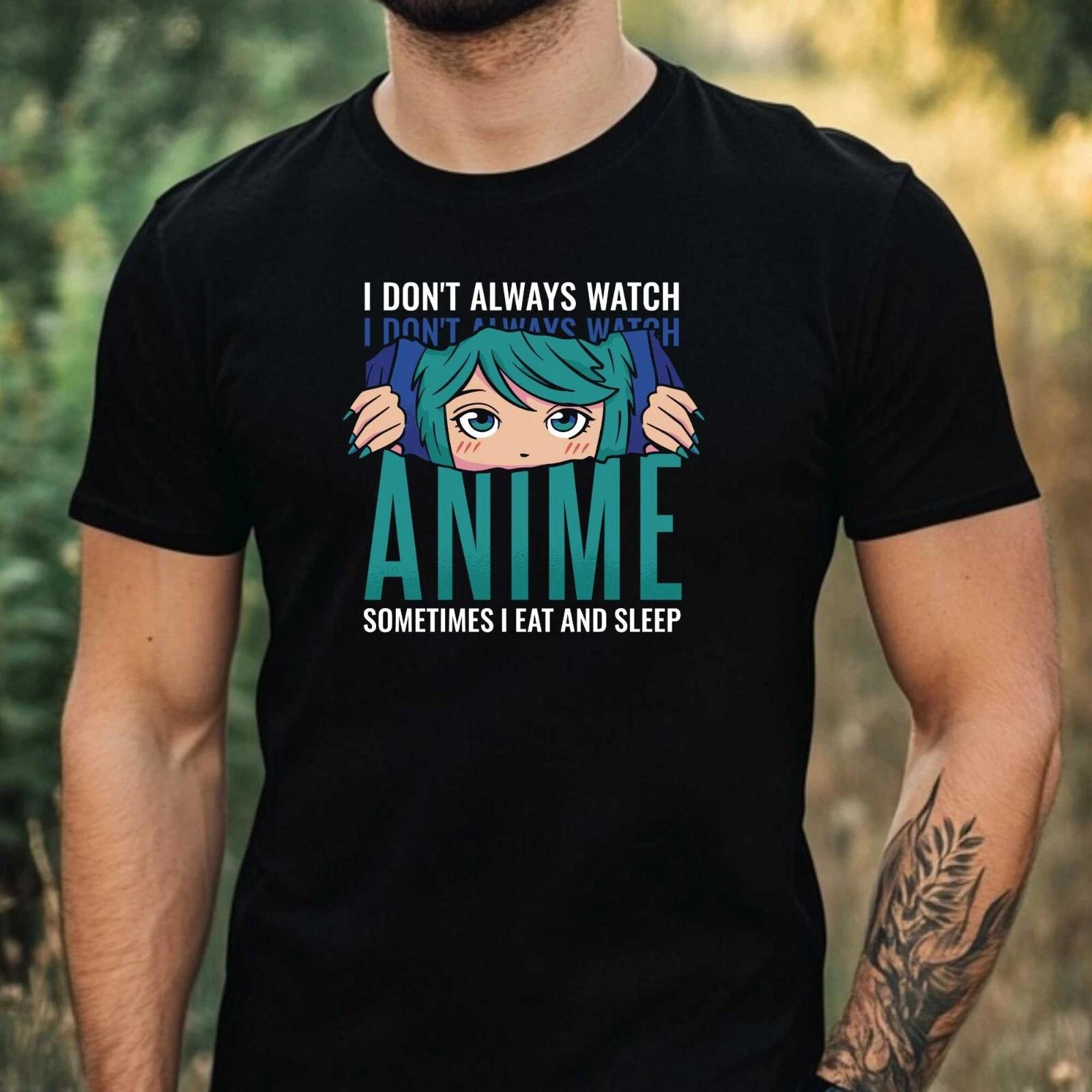 T-Shirt Herren Anime Motiv Baumwolle Größe XS bis 5XL L