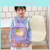 Cute Loopy Capybara Snowman Burger Cartoon Printed Children Backpack For Kindergarten And Elementary Students