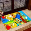 Tappeti Antiscivolo a Tema Mashup Simpsons Gta Vi - Arredamento per la Casa in Poliestere, Adatti per Camere da Letto, Soggiorni, Ingressi, Studi e Decorazioni