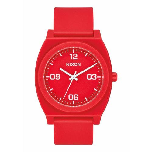 

Nixon Time Teller P Corp: Matte Red/White NA12483008-00 (A12483008 A1248-3008)