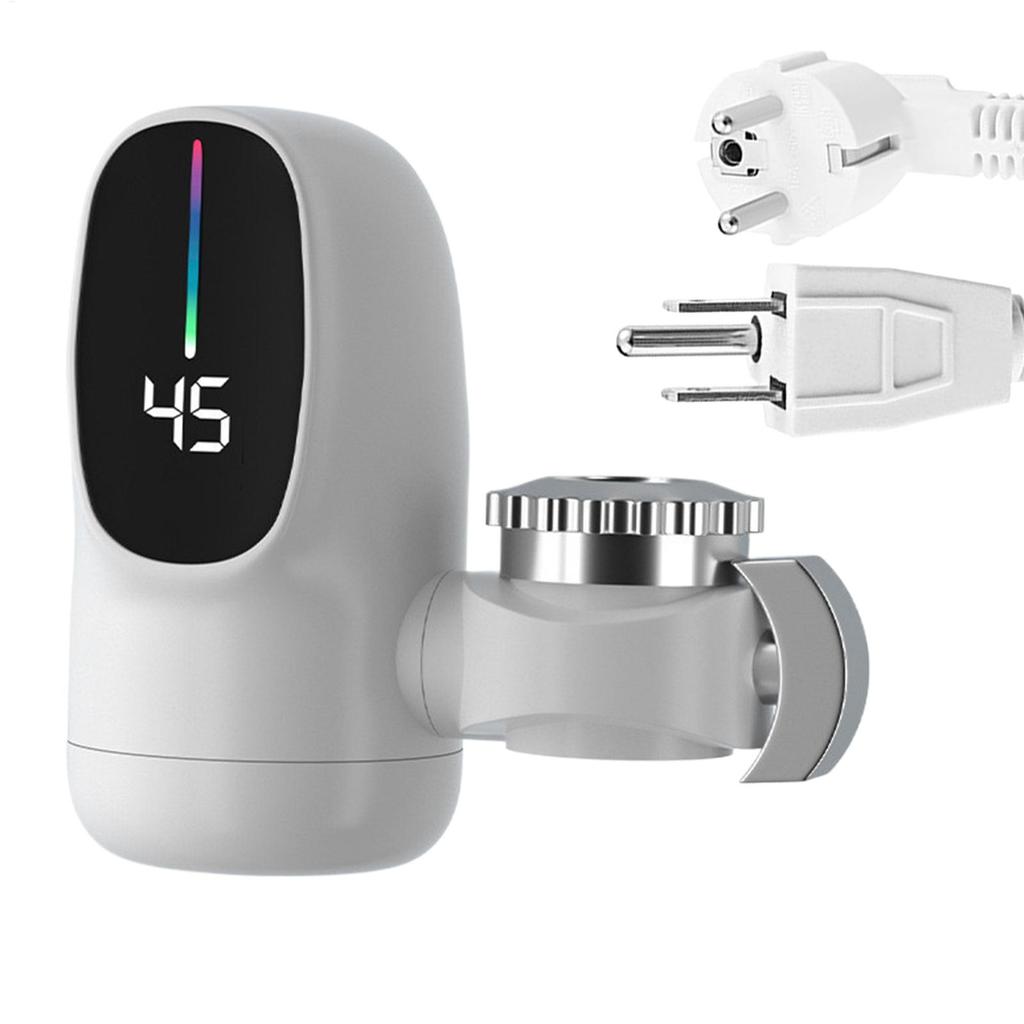 Instant Electric Water Heater Faucet for Kitchen 3000W Tankless Fast Heating Tap Water Faucet with Temperature Display For EU/US