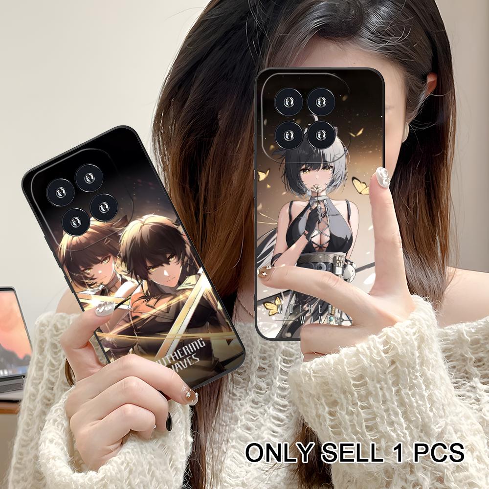 Wuthering Waves Rover Matte TPU Mobile Phone Case for Xiaomi 15 14 13 12 Mi 11 T Ultra Lite Pro S X 5G Colorful Printing Cover